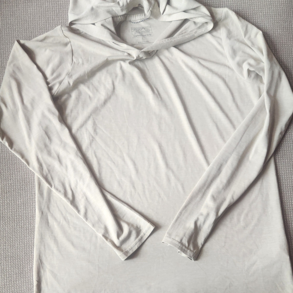 Patagonia Cream Long Sleeve Shirt